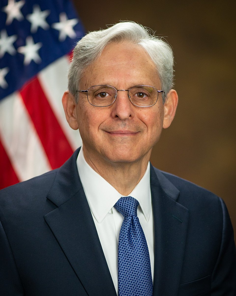 Official portrait of Attorney General Merrick B. Garland